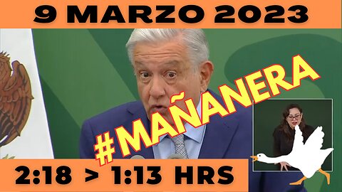 💩🐣👶 #AMLITO | Mañanera Jueves 9 de Marzo 2023 | El gansito veloz de 2:49 a 1:27.