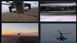 Ka-52 and Mi-28 attack helicopters in DENAZIFICATION MISSION