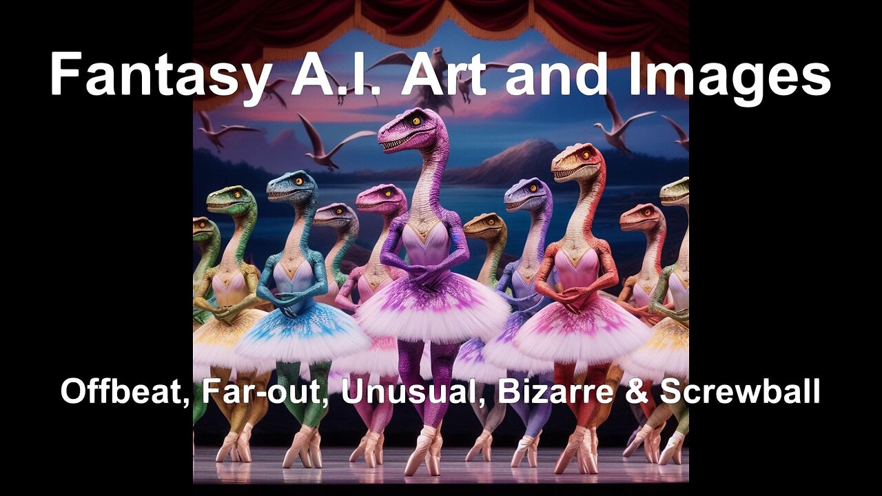 A.I. FANTASY ART: Offbeat, Far Out, Unusual, Bizarre & Screwball #1