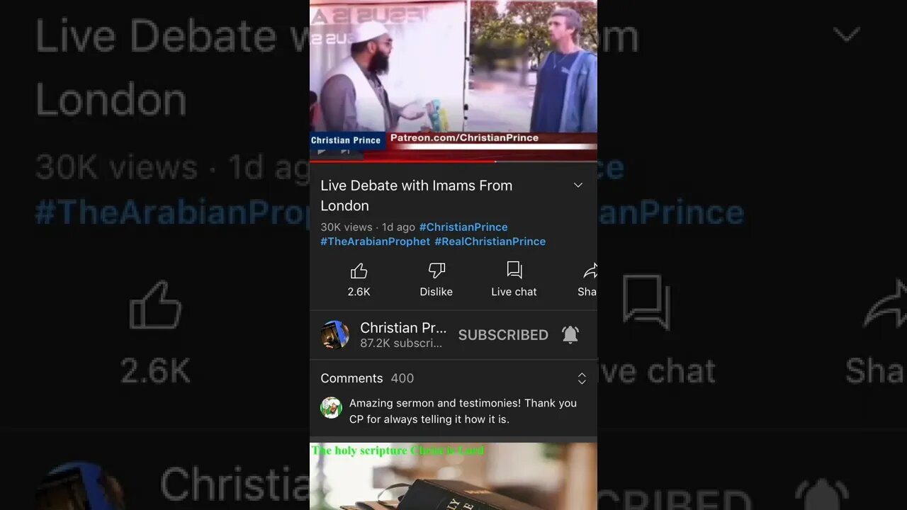 Was Muhammad the grandson of Abraham? Christian Prince answered this question!!