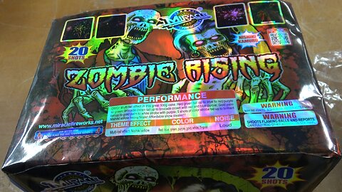 Zombie Rising 500g cake by Miracle Fireworks