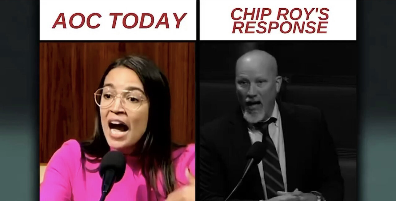 AOC VS CHIP ROY! Watch him demolish her