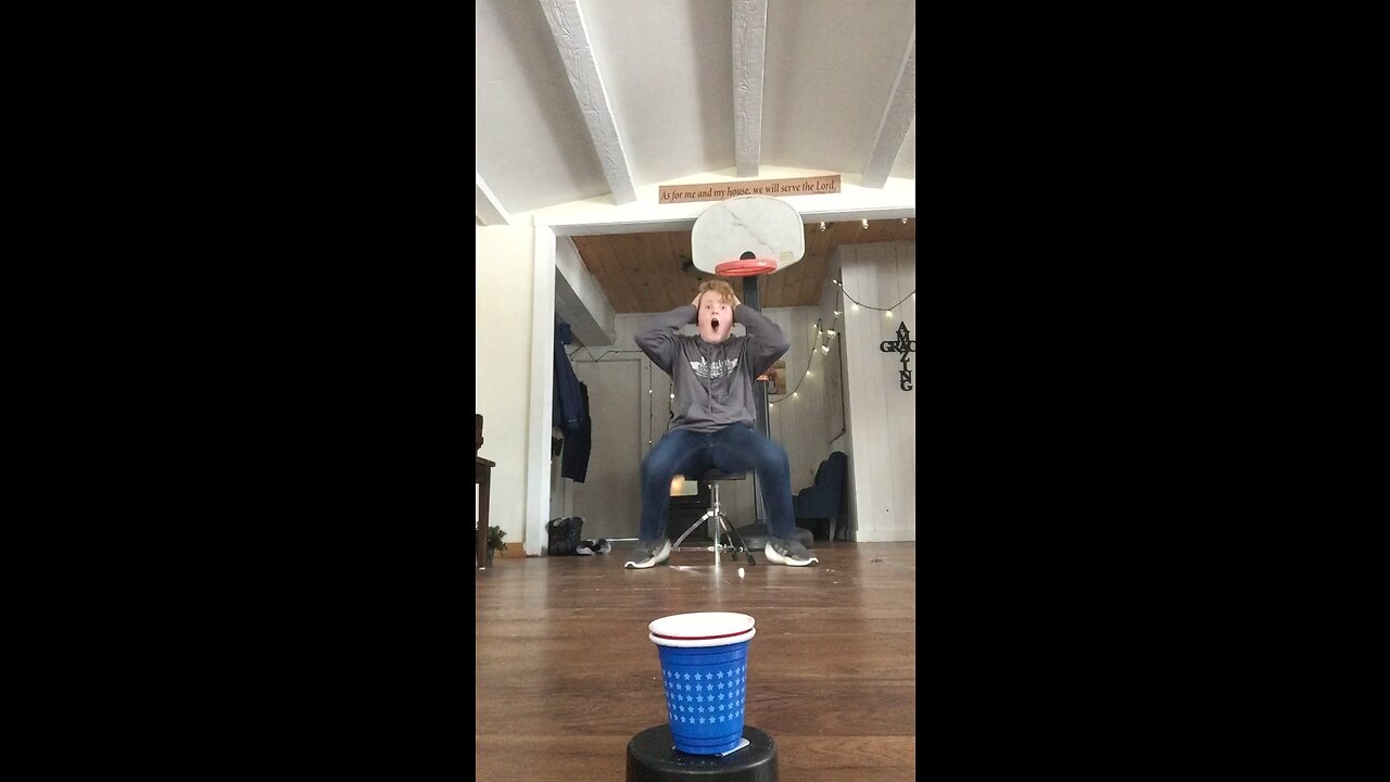 Crazy Mini Cup Trick shot😱🔥🤯