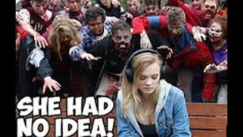 Surprising Strangers With 100 Zombies - Experiment