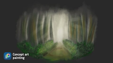 Forest Landscape | Digital Painting | Speedpaint - ibisPaint