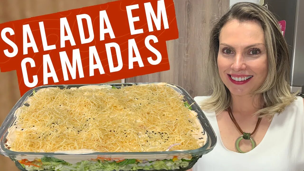 SALADA EM CAMADAS | VOCÊ VAI IMPRESSIONAR!