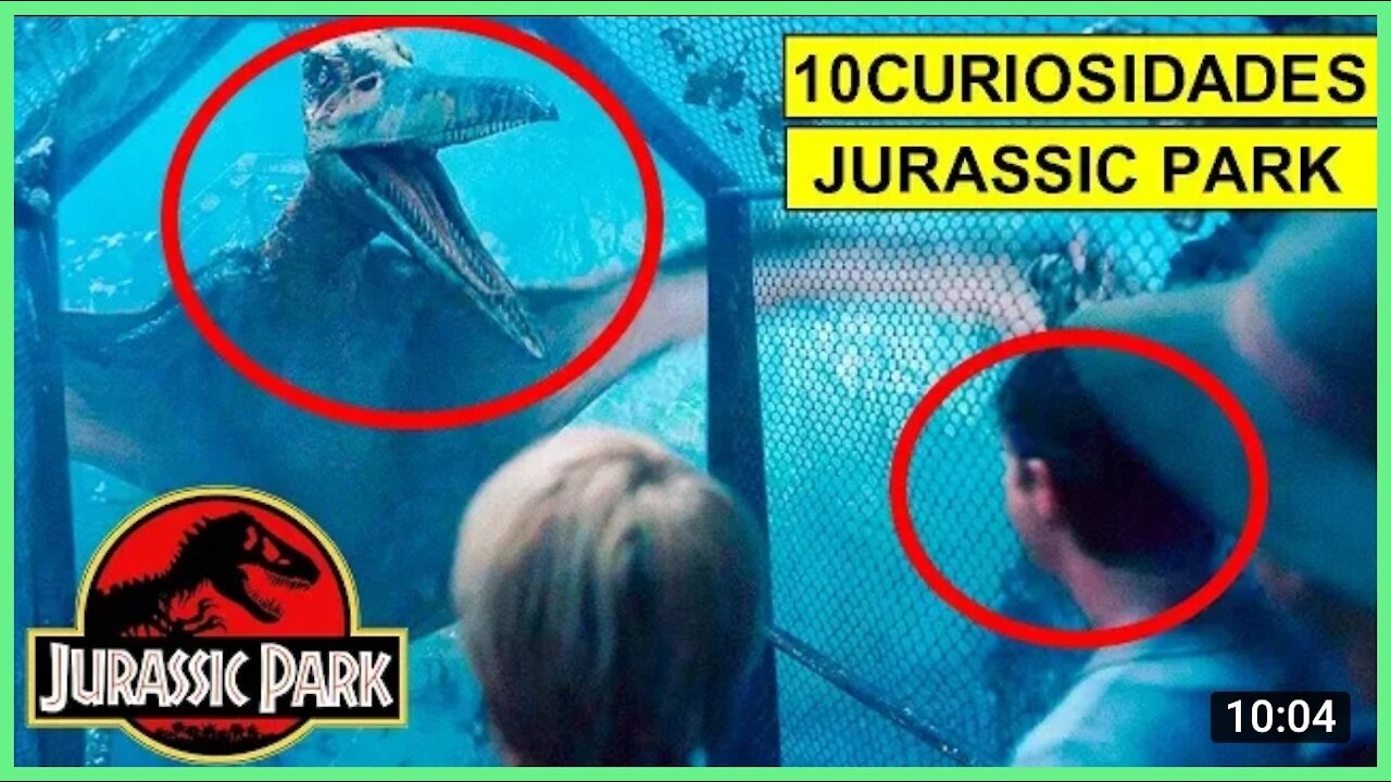 10 CURIOSIDADES QUE TALVEZ VOCÊ NÃO SAIBA SOBRE JURASSICK PARK/CONFIRA