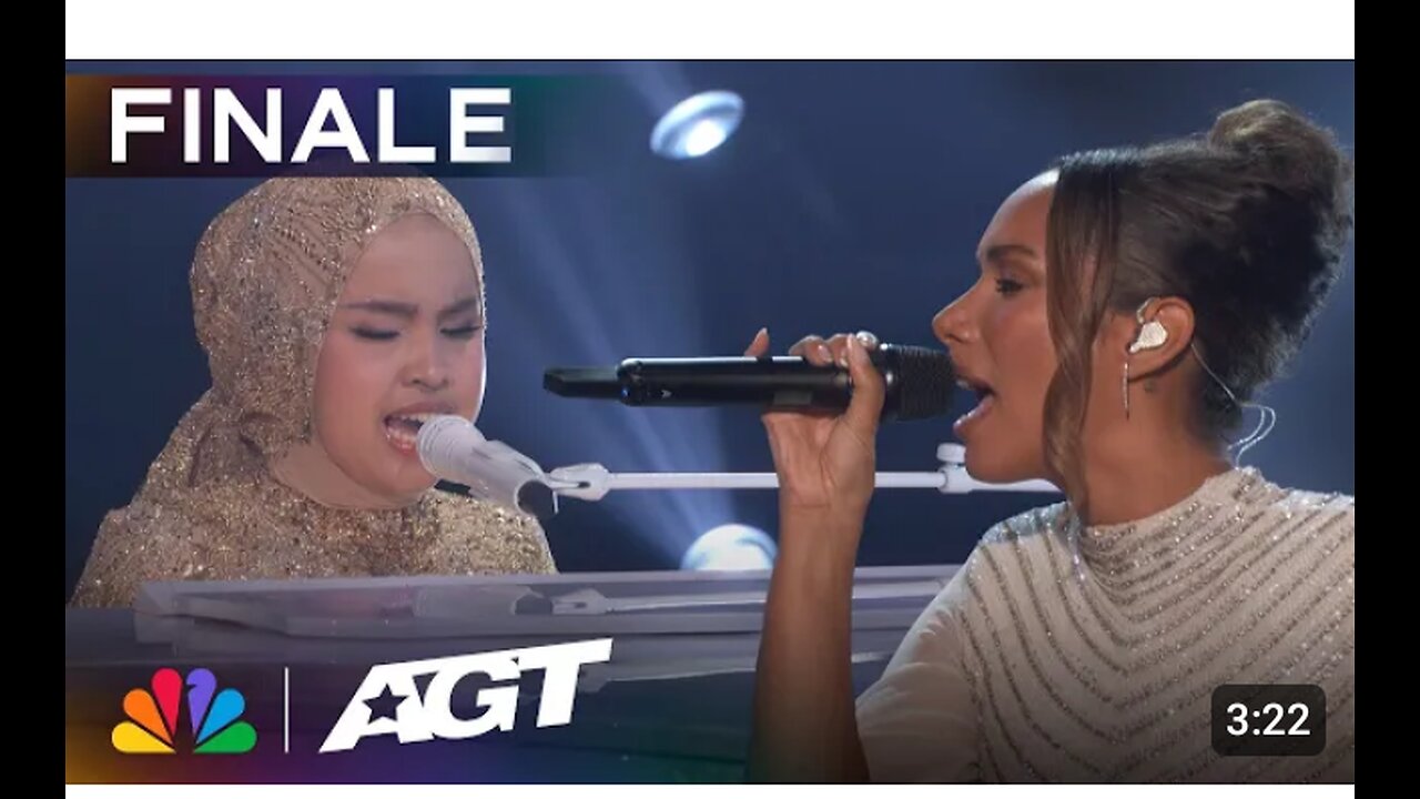 Leona Lewis and Putri Ariani grand final