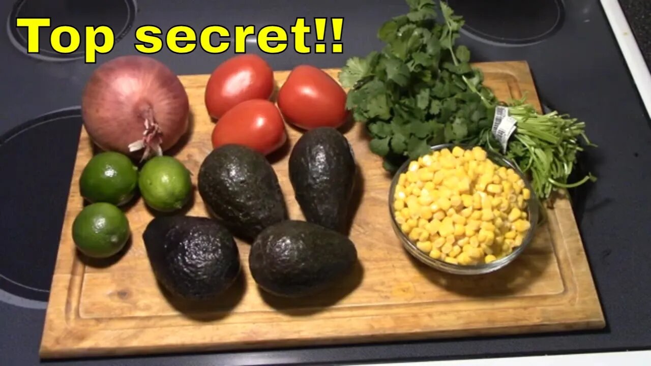 What's cooking with the Bear? The best Corn Salsa and Guacamole.#cooking #funfoods#Mexicanfood #easy