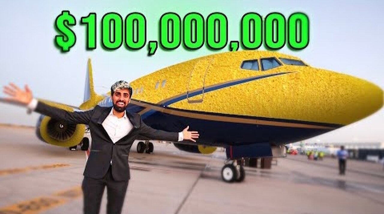 😱 Inside a 100000000$ Private Jet !!