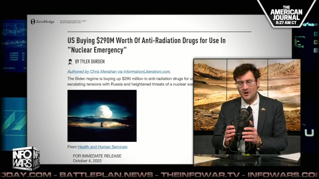 US Buys $290M Worth Of Anti-Radiation Drugs For “Nuclear Emergency