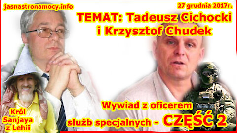 Wywiad z oficerem służb specjalnych Temat Tadeusz Cichocki i Krzysztof Chudek - CZĘŚĆ 2