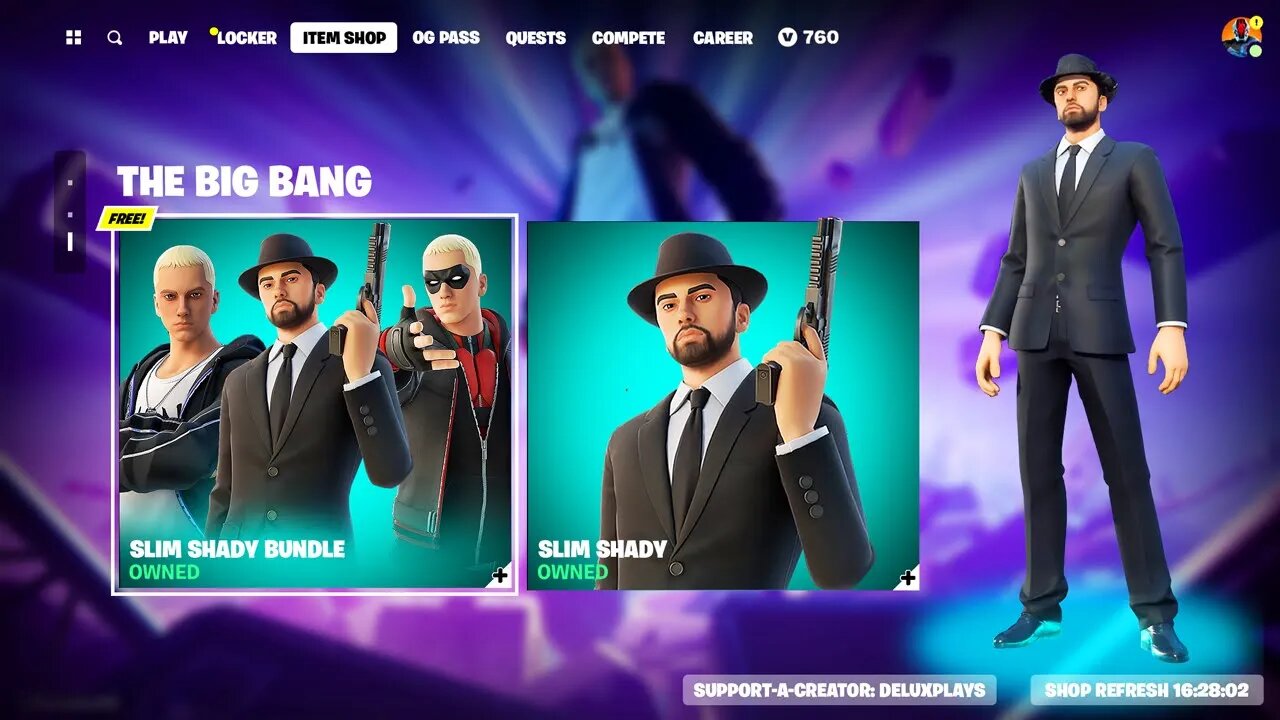 FREE BUNDLE for EVERYBODY! (Eminem X Fortnite)