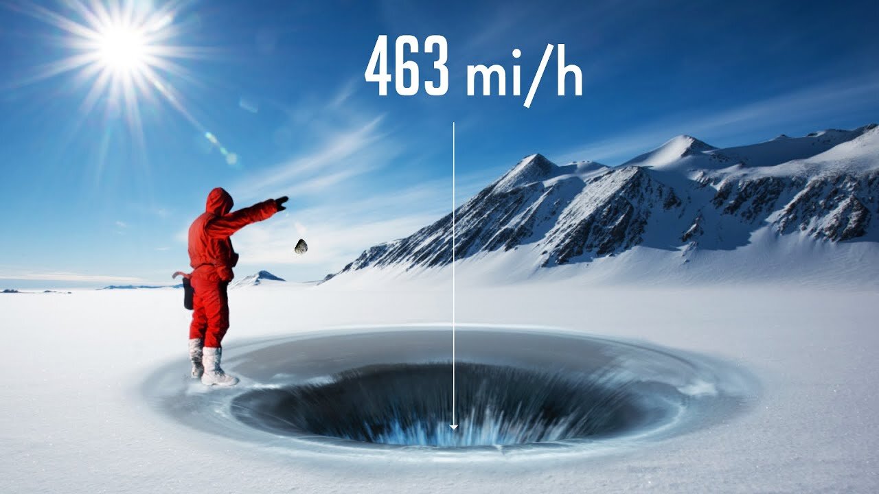 What If You Throw a Stone Into a Superdeep Hole in Antarctica?