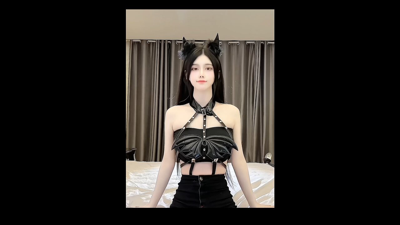 Douyin tiktok beautiful girls (wear it big)