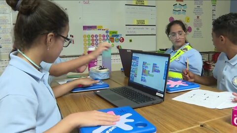 Hillsborough Academy turns coding into physical activity