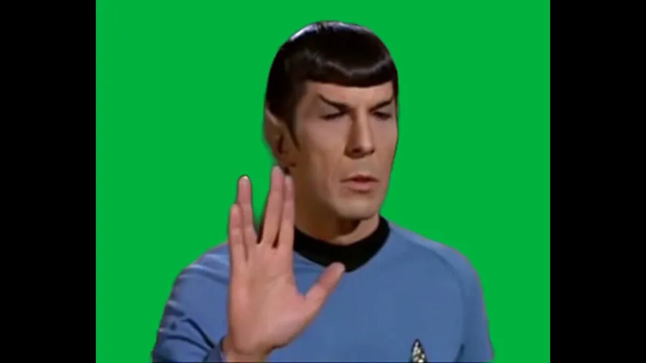 Green Screen – live long and prosper HD
