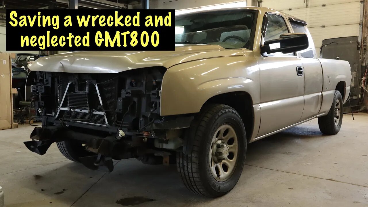 Rebuilding a 2007 Chevrolet Silverado after it hit a pole and a bit of rejuvenation after 15 years