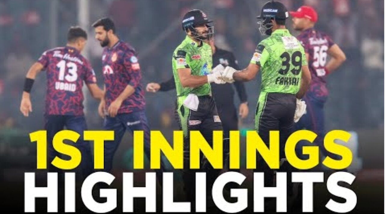 1st Innings Highlights | Lahore Qalandars vs Islamabad United | Match 1 | HBL PSL 9 | M2A1A