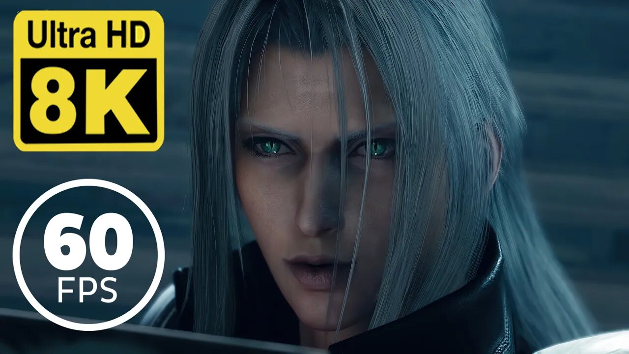 FINAL FANTASY VII REMAKE Theme Song Traile 8K 60 FPS (Upscale with Machine Learning AI)