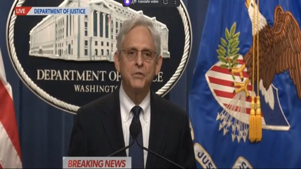 Merrick Garland announces DOJ has filed a request to unseal Trump search warrant