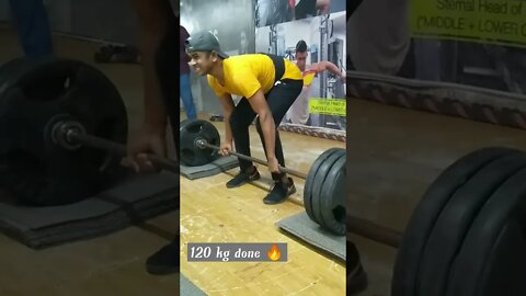 120 kg done waitlifting 💪 🔥 | 120 kg 🔥