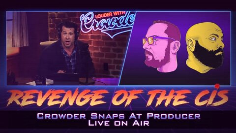 Crowder Snaps At Producer Live On Air