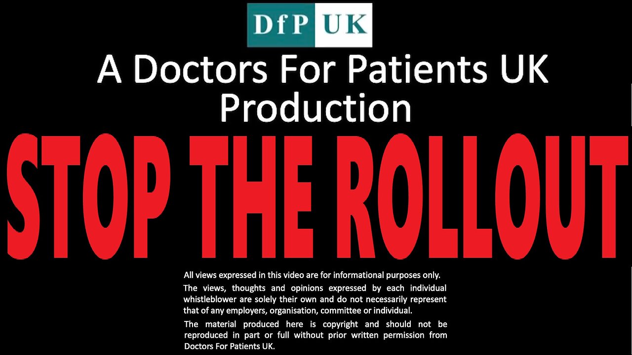 UK Doctors Call For Government To Urgently Pause/Investigate the Novel mRNA Covid Vaccine
