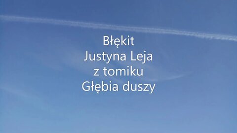 Błękit -Justyna Leja