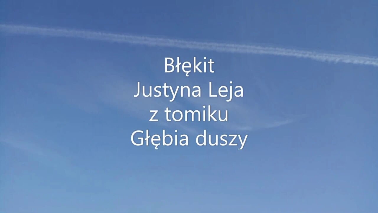 Błękit -Justyna Leja