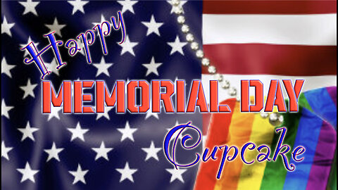 Happy Memorial Day Cupcake