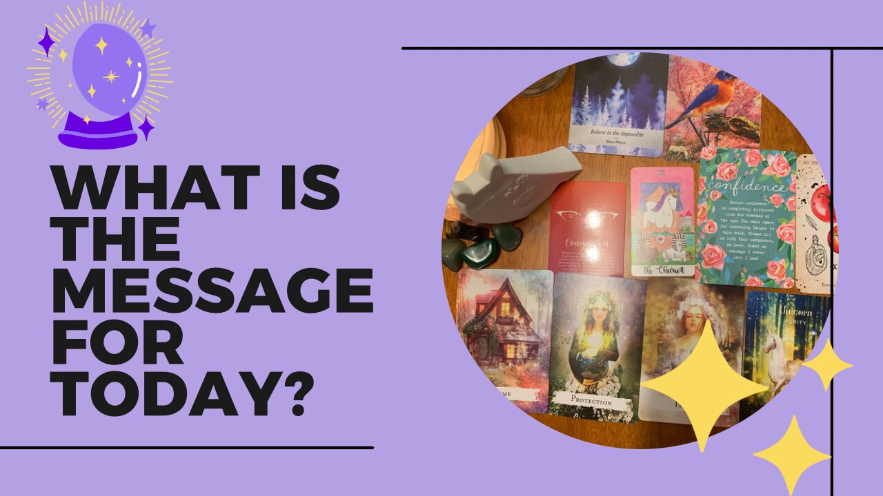 What Message Do You Need To Hear? 🔮 Oracle/ Tarot Reading