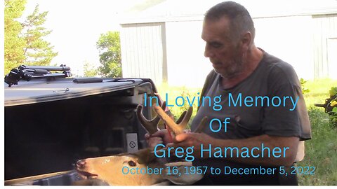 In Memory of Greg Hamacher October 16, 1957 to December 5, 2022