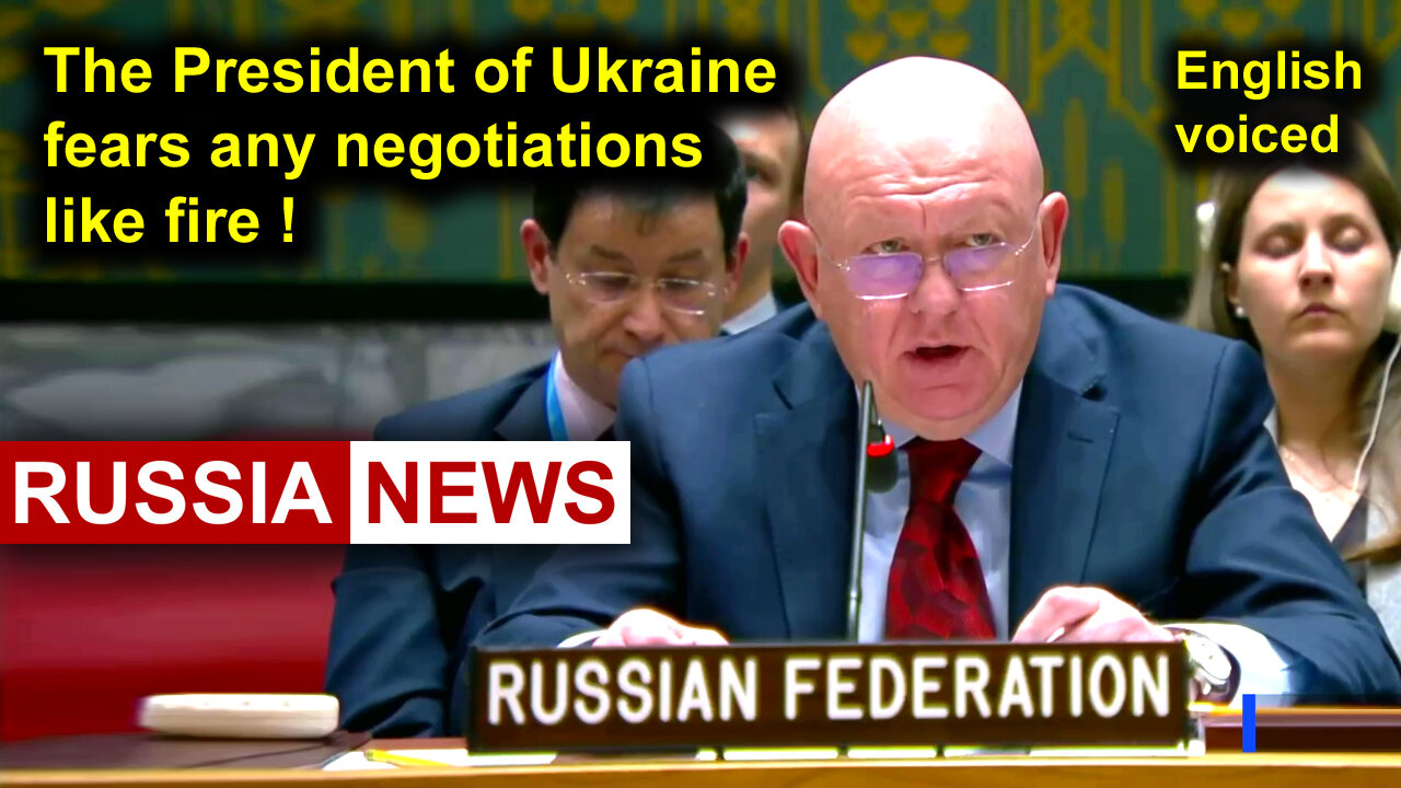 The President of Ukraine fears any negotiations like fire!