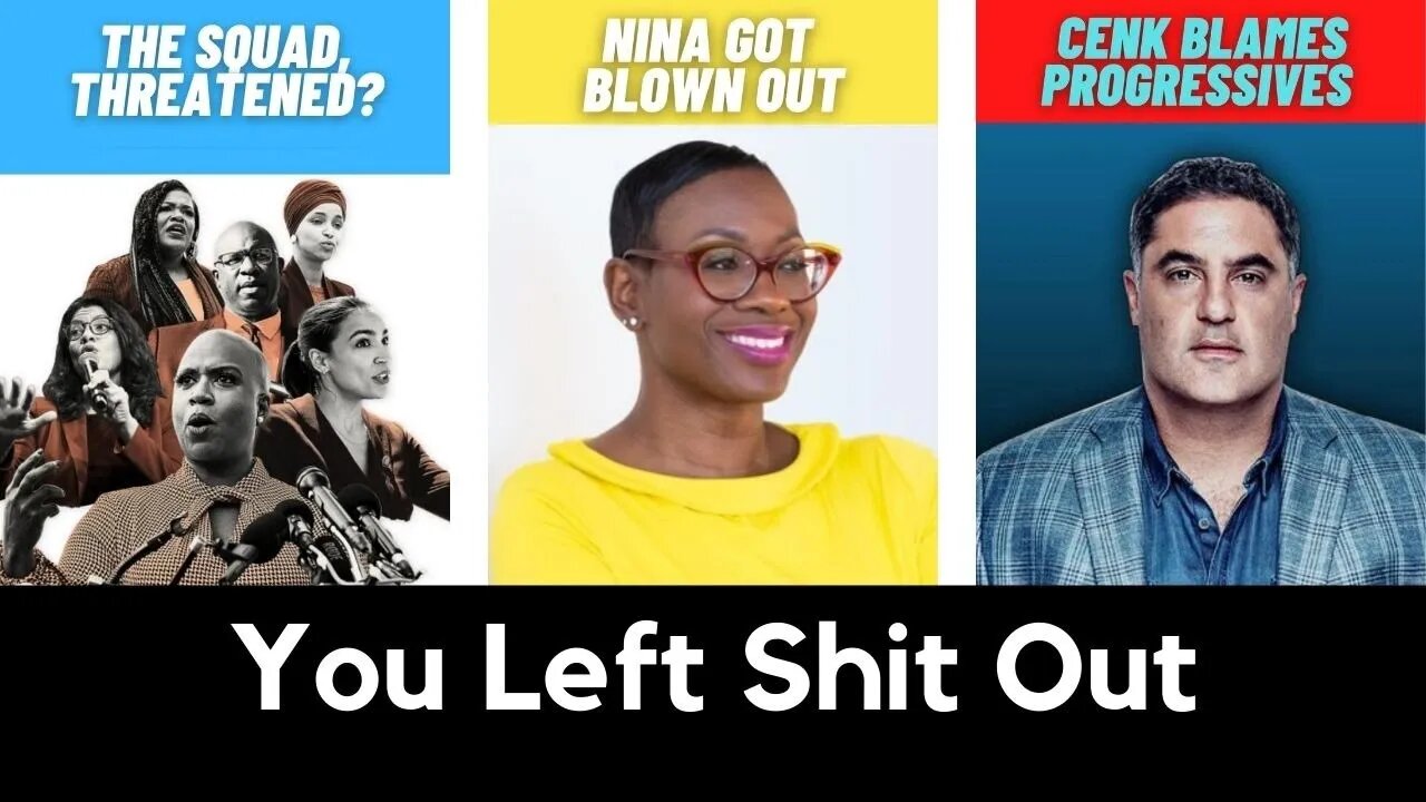 Nina Turner Gets BLOWN OUT | Cenk Uygur Blames Progressives | The Squad, threatened? | Nina 2024