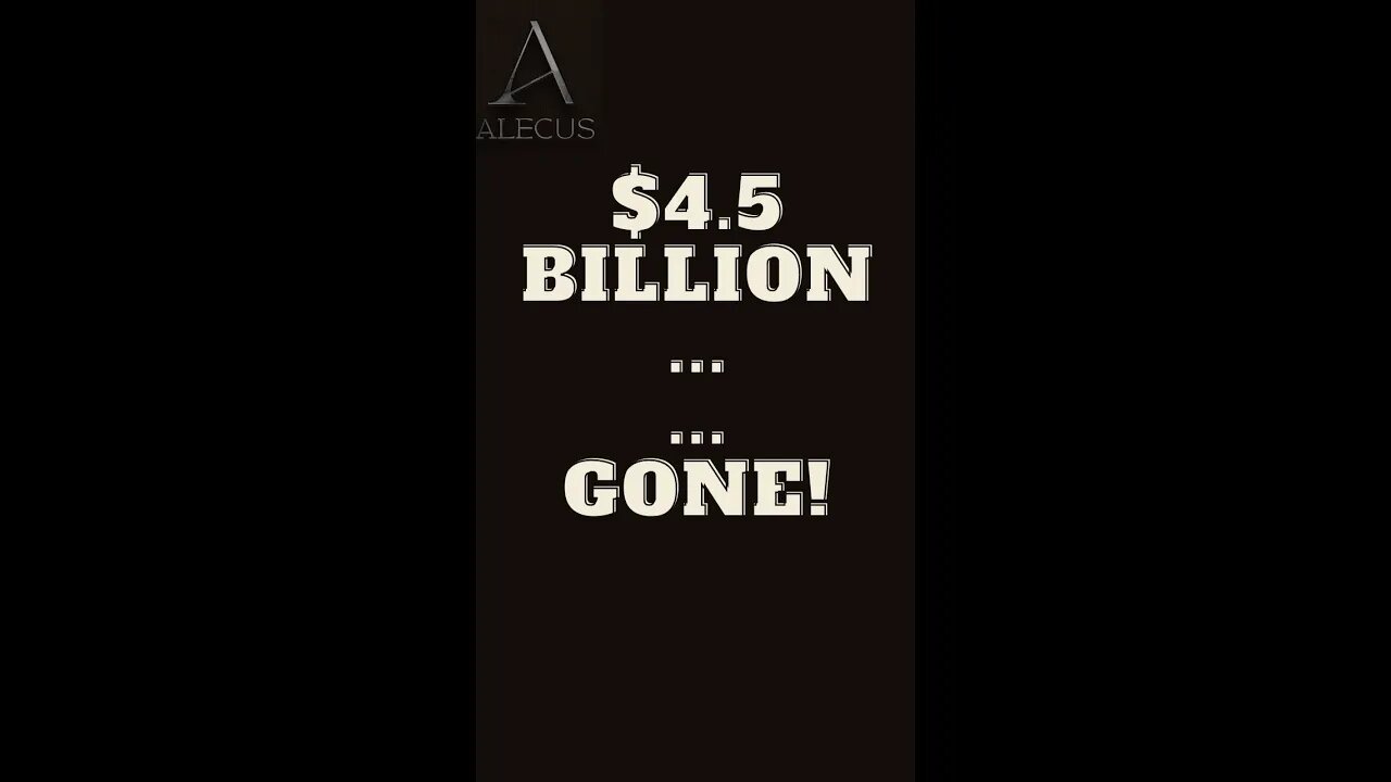 $4.5 Billion Goes Missing | What Happened? #shorts