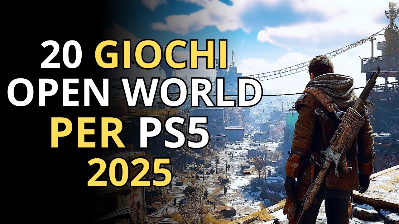 TOP 20 Videogiochi OPEN WORLD Per PS5 in Uscita 2025