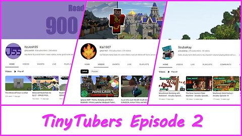 TinyTubers Episode 2 - ItzJosh55, Kai1907 and ScubaKay