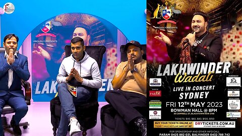Lakhwidner Wadali Upcoming events in Sydney