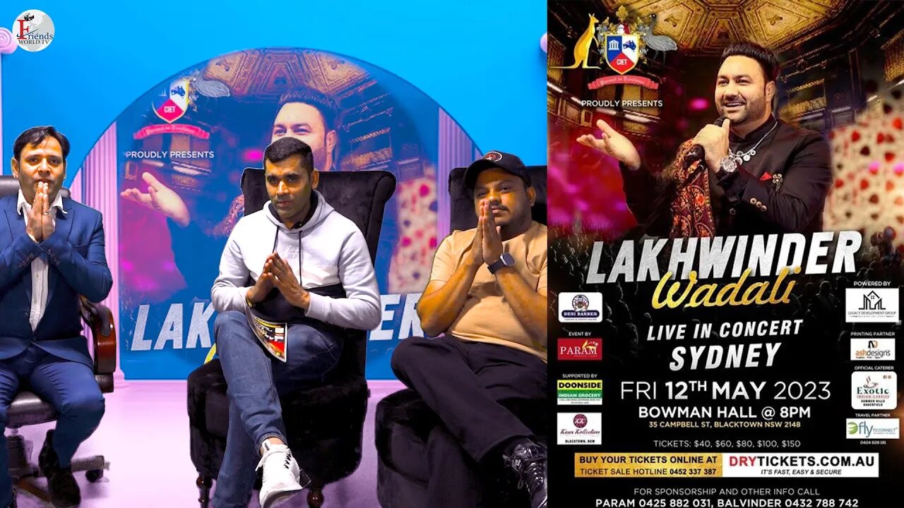 Lakhwidner Wadali Upcoming events in Sydney