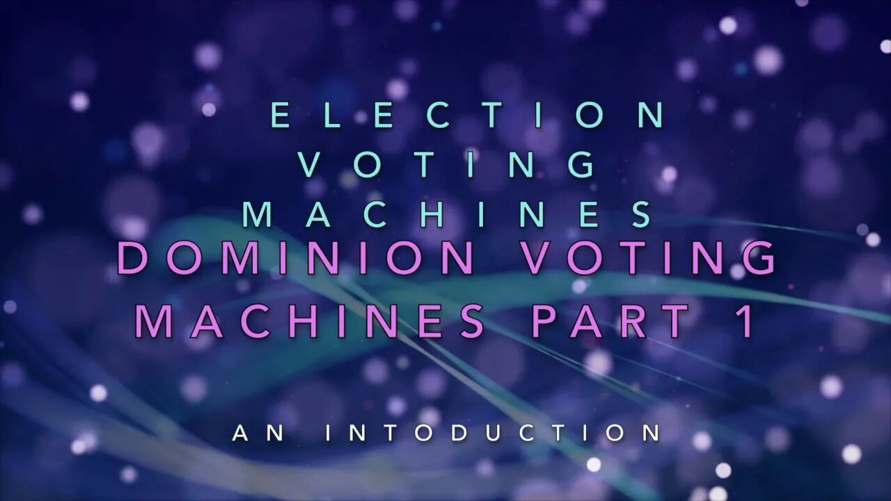 Come Research With Me Dominion Voting Systems Part 1 An Introduction