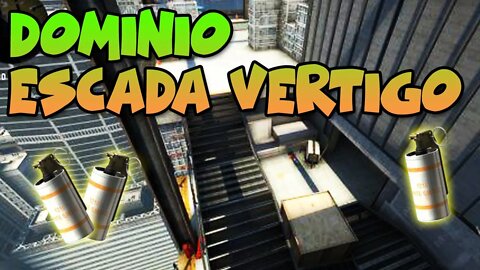 CSGO - Domínio TR VERTIGO - Como DOMINAR o Poço / Escada na de_vertigo