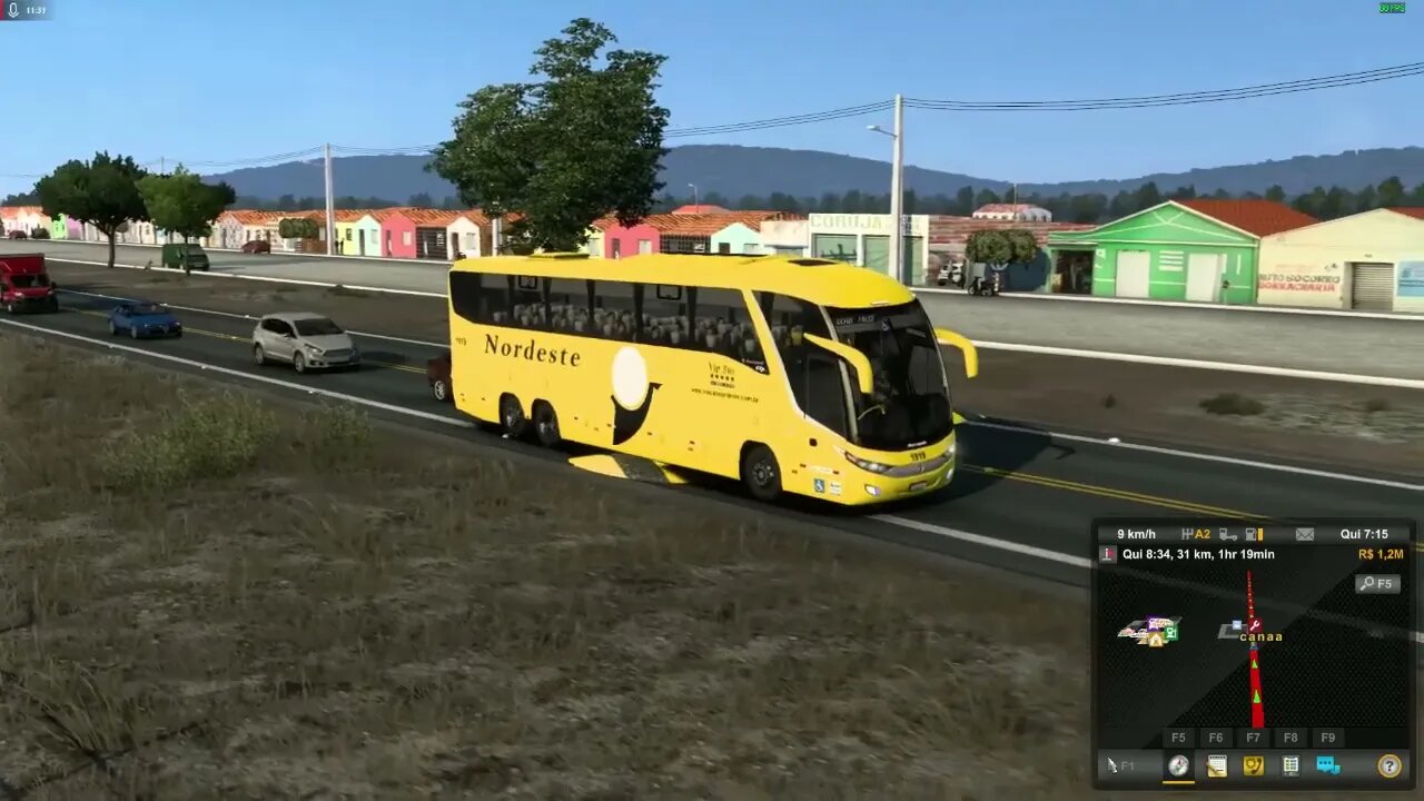 CALUMBI x PRINCESA ISABEL - MAPA ROTAS DO NORDESTE - EURO TRUCK SIMULATOR 2 1.43