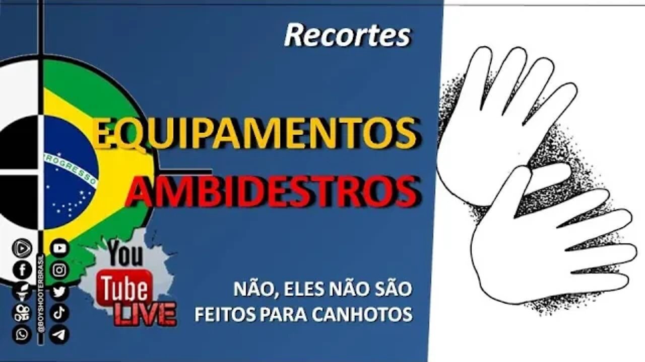 ✂️RECORTES: Equipamentos ambidestros não foram feitos para canhotos