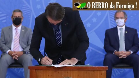 Bolsonaro assina MP que moderniza o ambiente da negócios no pais - 29/03/2021