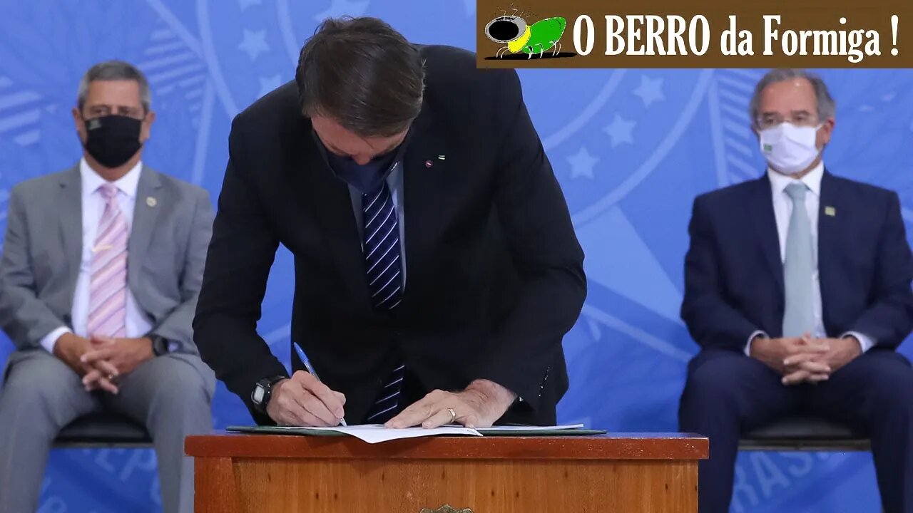 Bolsonaro assina MP que moderniza o ambiente da negócios no pais - 29/03/2021