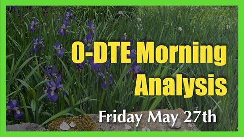 0-DTE Morning Analysis - May 27th Memorial Day Weekend