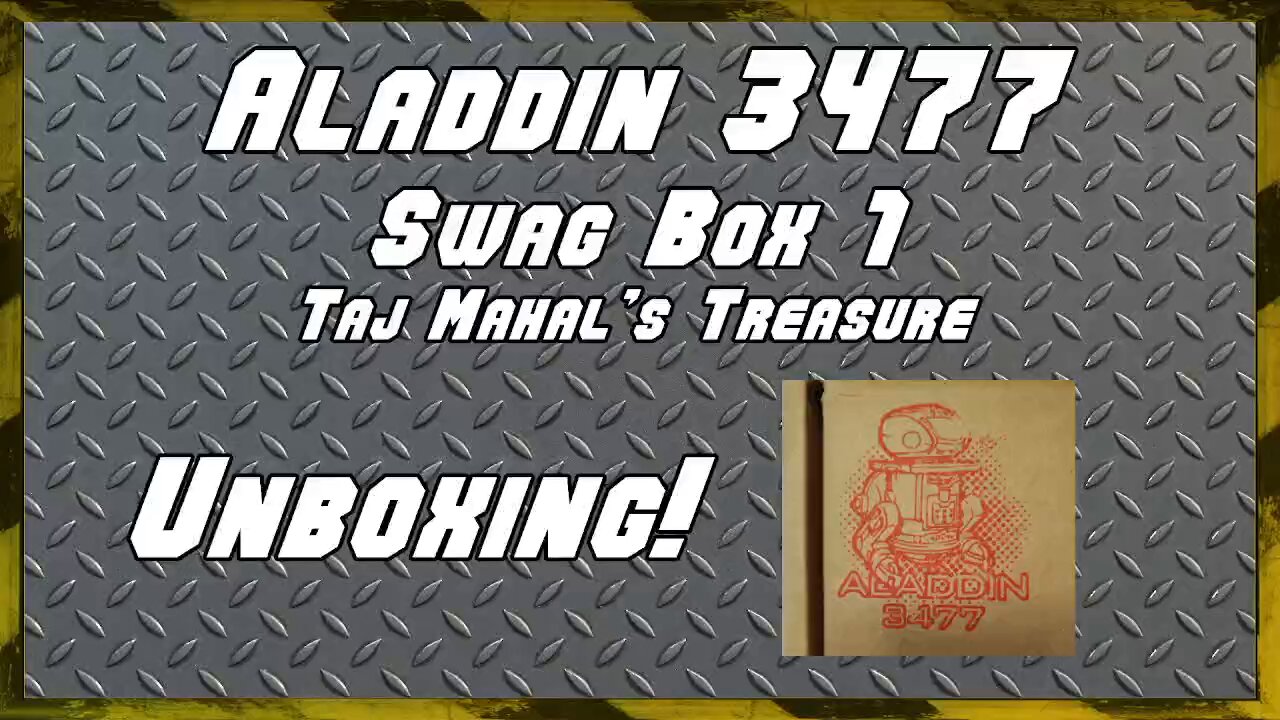 Aladdin 3477 - Swag Box 1 - UNBOXING!