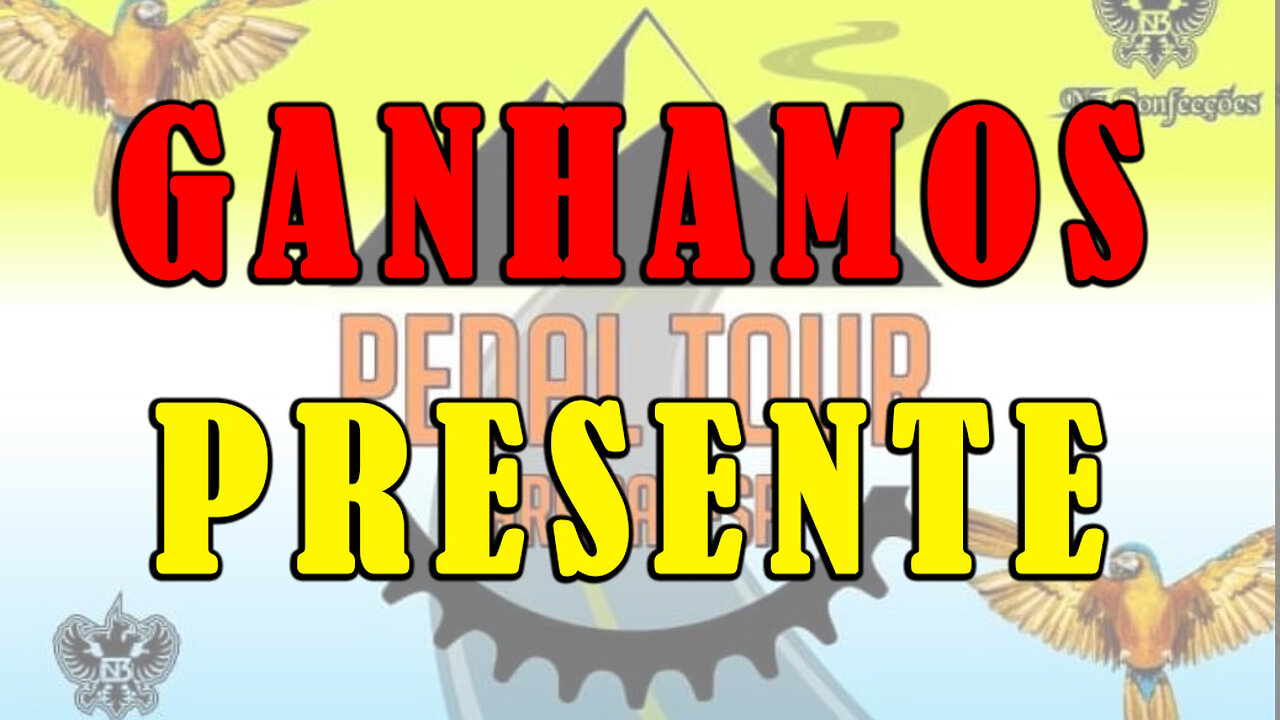 Ganhamos um baita presente, confira.