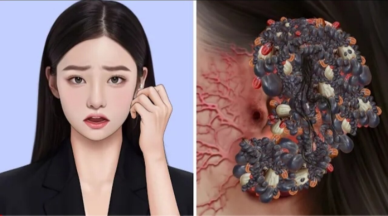ASMR Removal Dog Ticks & Maggot Infected Ears |